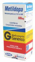 Bula e Preço METILDOPA 500MG CX 30 COMP (GENERICO) EMS. Bula, princípio ...