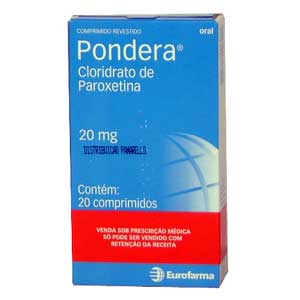 Bula e Preço PONDERA 20MG CX 20 COMP EUROFARMA. Bula, princípio ativo ...